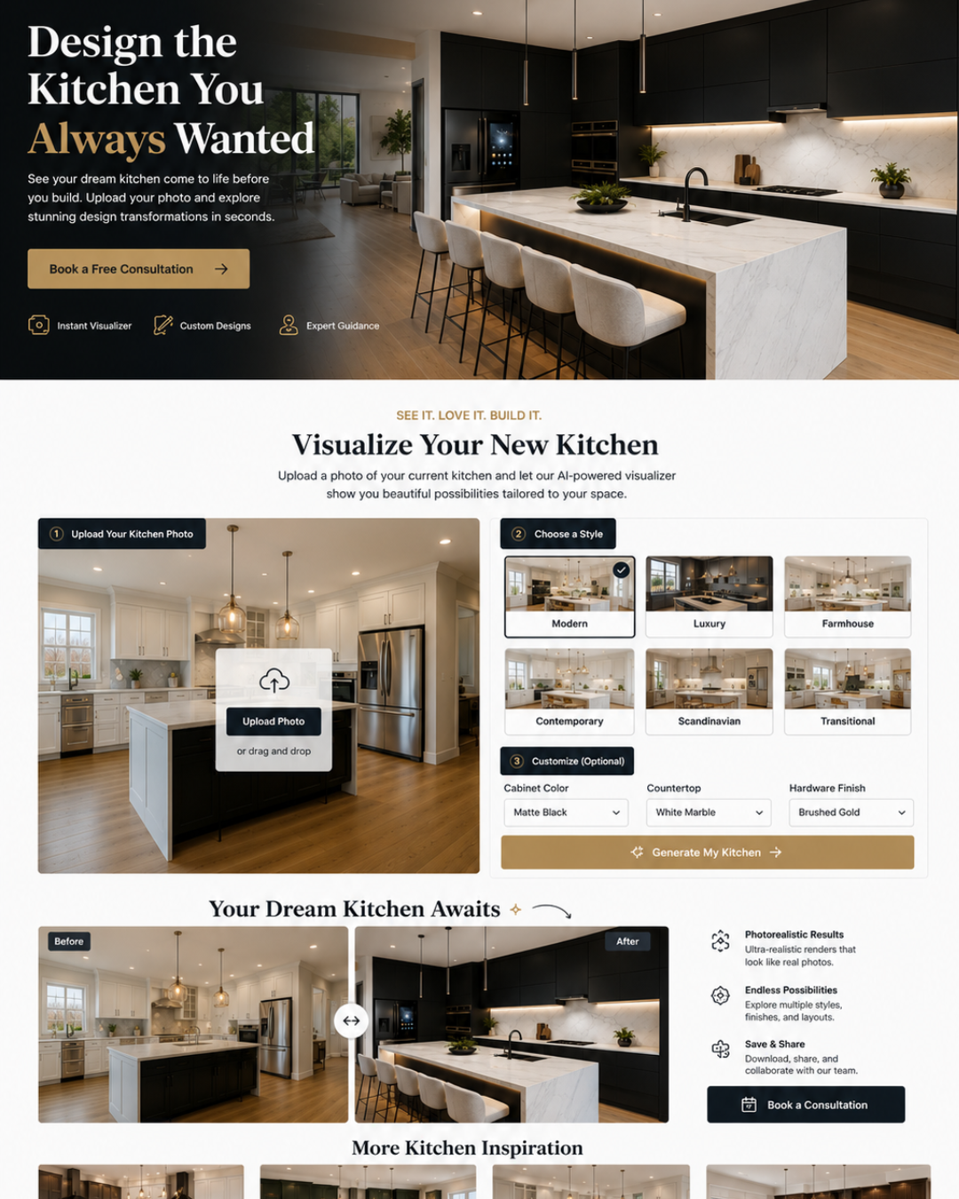 AI answering service integration with contractor website